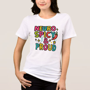 Neurokruidig en Trots – Helder Neurodivergente Tro Tri-Blend Shirt