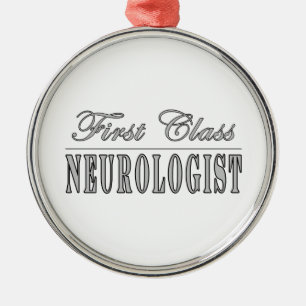 Neurologen en neurologie: Eerste klasse neuroloog Metalen Ornament