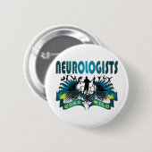 Neurologen Gone Wild Ronde Button 5,7 Cm (Voorkant /achterkant)