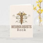 Neurologen Rock Wenskaart Kaart (Gele Bloem)
