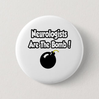 Neurologen zijn de bommen! ronde button 5,7 cm
