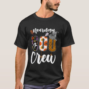 Neurologie Boo Crew Halloween Match Neuro Verpleeg T-shirt