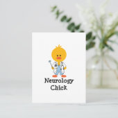 Neurologie Chick Briefkaart (Staand voorkant)