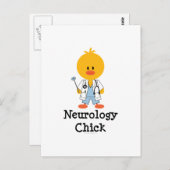 Neurologie Chick Briefkaart (Voorkant / Achterkant)