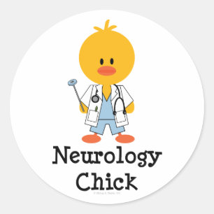 Neurologie Chick Stickers