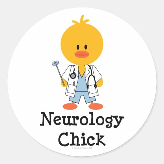 Neurologie Chick Stickers (Voorkant)