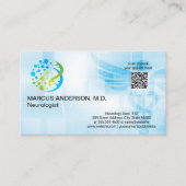 Neurologie Logo | Medische achtergrond Visitekaartje (Voorkant)