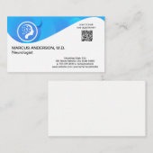 Neurologie Logo | QR-code op maat Visitekaartje (Voorkant / Achterkant)