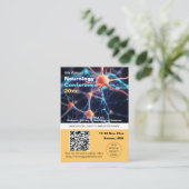 Neurologie Neurochirurgie Medische Conferentie QR  Visitekaartje (Staand voorkant)