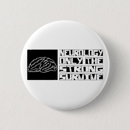 Neurologie Survive Ronde Button 5,7 Cm (Voorkant)