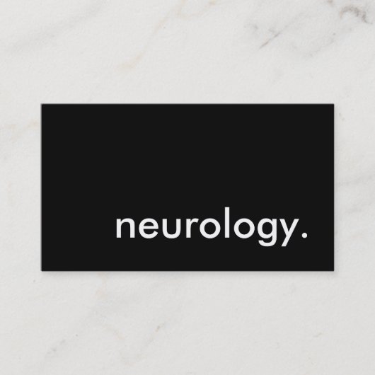 neurologie. visitekaartje (Voorkant)