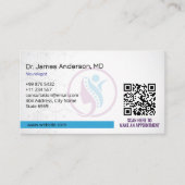 Neurologietherapie bedrijf | minimalistisch wit visitekaartje (Voorkant)