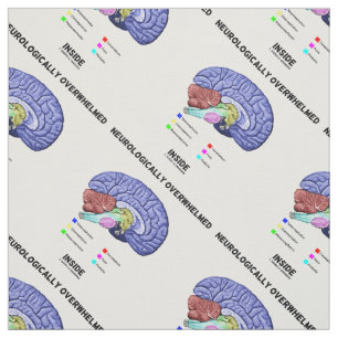 Neurologisch overweldigd binnenin-hersenanatomie stof