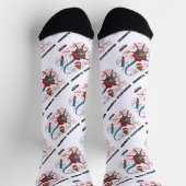 Neurologisch sanitair binnen Neuron Synapse Humor Sokken (Top)