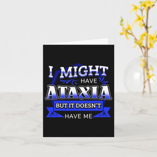 Neurologisch teken Hemiataxia Blauwe Lint Neurolog Kaart (Gele Bloem)