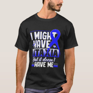 Neurologisch teken Hemiataxie Blauw lint Neurologi T-shirt