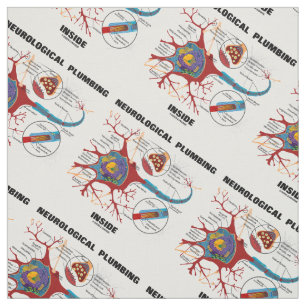 Neurologische leidingen in Neuron Synapse Humor Stof