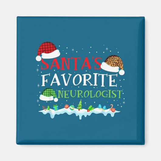 Neurologist Favorite Santa s Fun Magneet (Voorkant)