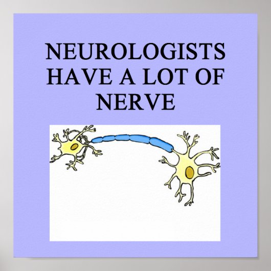 NEUROLOGIST-grap Poster (Voorkant)