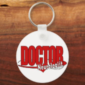 NEUROLOGIST LOGO BIG RED DOCTOR SLEUTELHANGER (Voorkant)