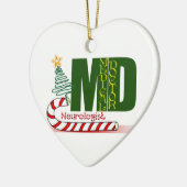 NEUROLOGIST MERRY CHRISTMAS NEUROLOGIE KERAMISCH ORNAMENT (Links)