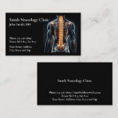 Neurologist Neurology Neurosurgeon Business Card Visitekaartje (Voorkant / Achterkant)