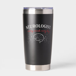Neurologist Saving Minds Every Day Design Geïsoleerde Drinkbeker
