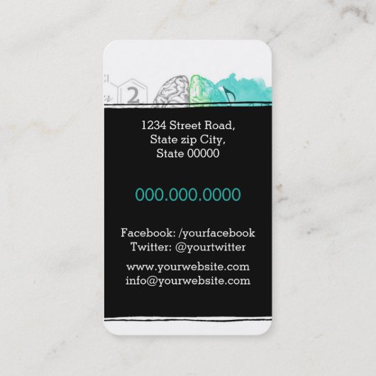 Neurologist Visitekaartje (Achterkant)