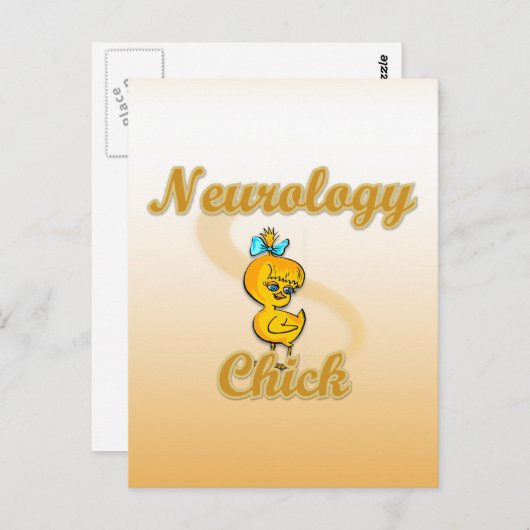 Neurology Chick Briefkaart (Voorkant / Achterkant)