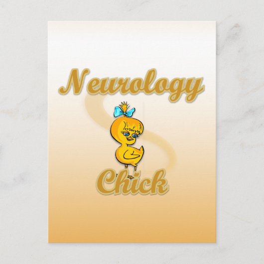Neurology Chick Briefkaart (Voorkant)
