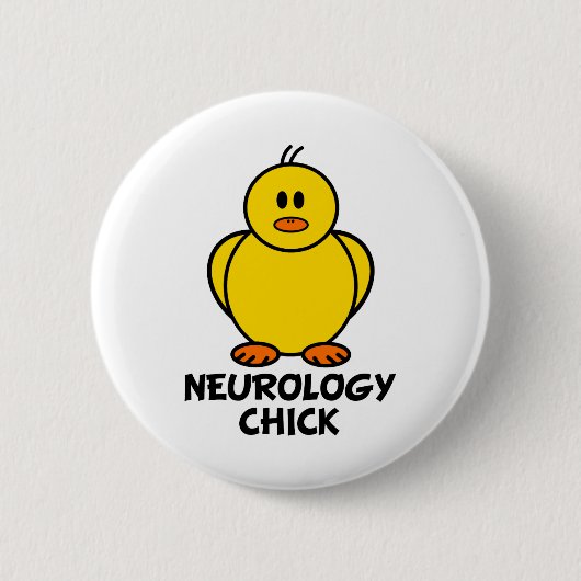 Neurology Chick Ronde Button 5,7 Cm (Voorkant)