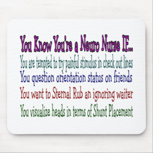 Neurology Nurse Hilarious Gifts, Unieke Gezegde Muismat