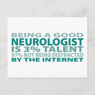 Neuroloog 3% Talent Briefkaart