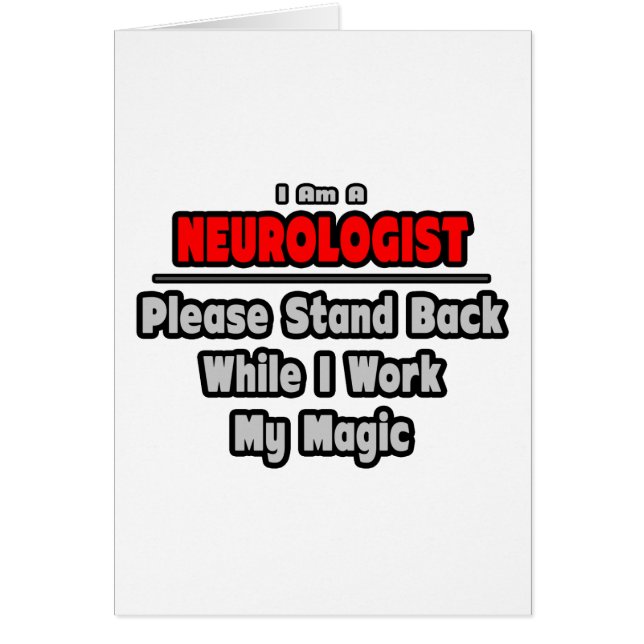 Neuroloog... Achteruit... Werk mijn magie (Voorkant)