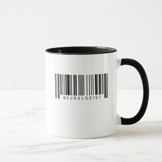 Neuroloog Barcode Mok (Rechts)