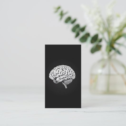 Neuroloog Brain Doctor Modern Bold Visitekaartje (Staand voorkant)