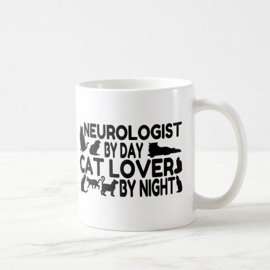 Neuroloog Cat Lover Koffiemok (Rechts)