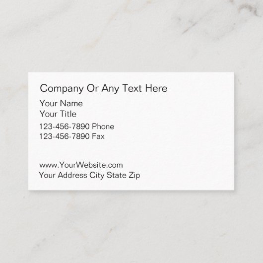 Neuroloog Classy Medische Visitekaartjes (Achterkant)