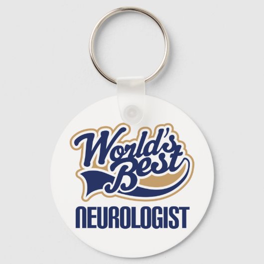 Neuroloog Gift Sleutelhanger (Voorkant)