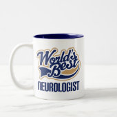 Neuroloog Gift Tweekleurige Koffiemok (Links)