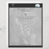 Neuroloog Letterhead Gepersonaliseerd Briefhoofd (Voorkant / Achterkant)