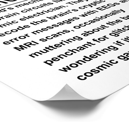 neuroloog poster (Hoek)