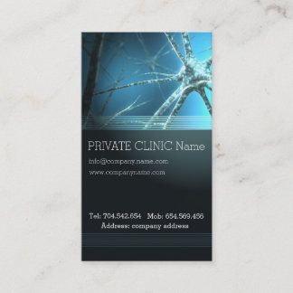 Neuroloog Private Clinic Doctor Human Body Card Visitekaartje