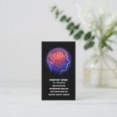 Neuroloog psycholoog Open Head Brain Card Visitekaartje (Staand voorkant)