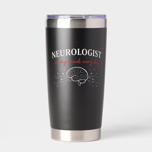 Neuroloog Redt Geesten Elke Dag Design Geïsoleerde Drinkbeker (Voorkant)