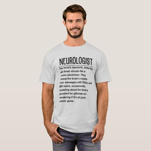 neuroloog t-shirt (Voorkant volledig)