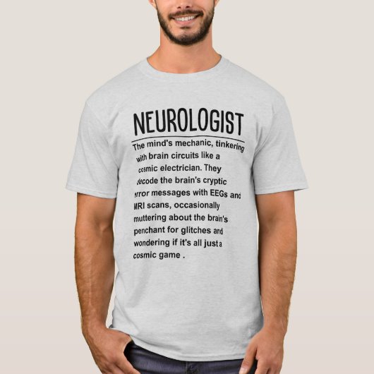 neuroloog t-shirt (Voorkant)