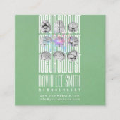 Neuroloog Tipografisch visitekaartje (Voorkant)