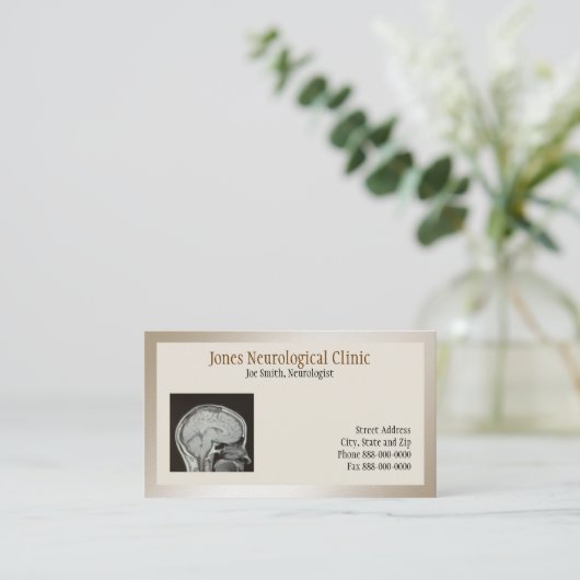 Neuroloog Visitekaartje (Staand voorkant)