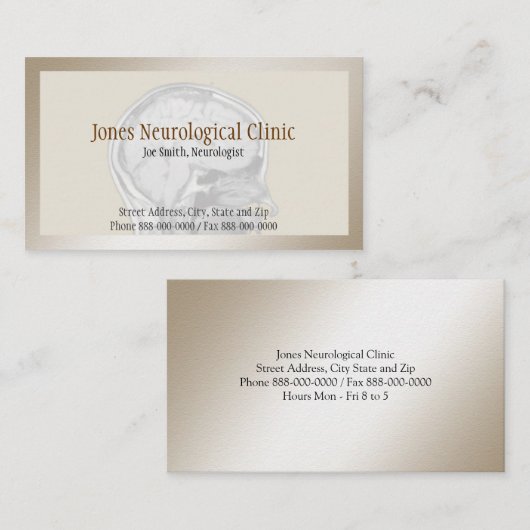Neuroloog Visitekaartje (Voorkant / Achterkant)